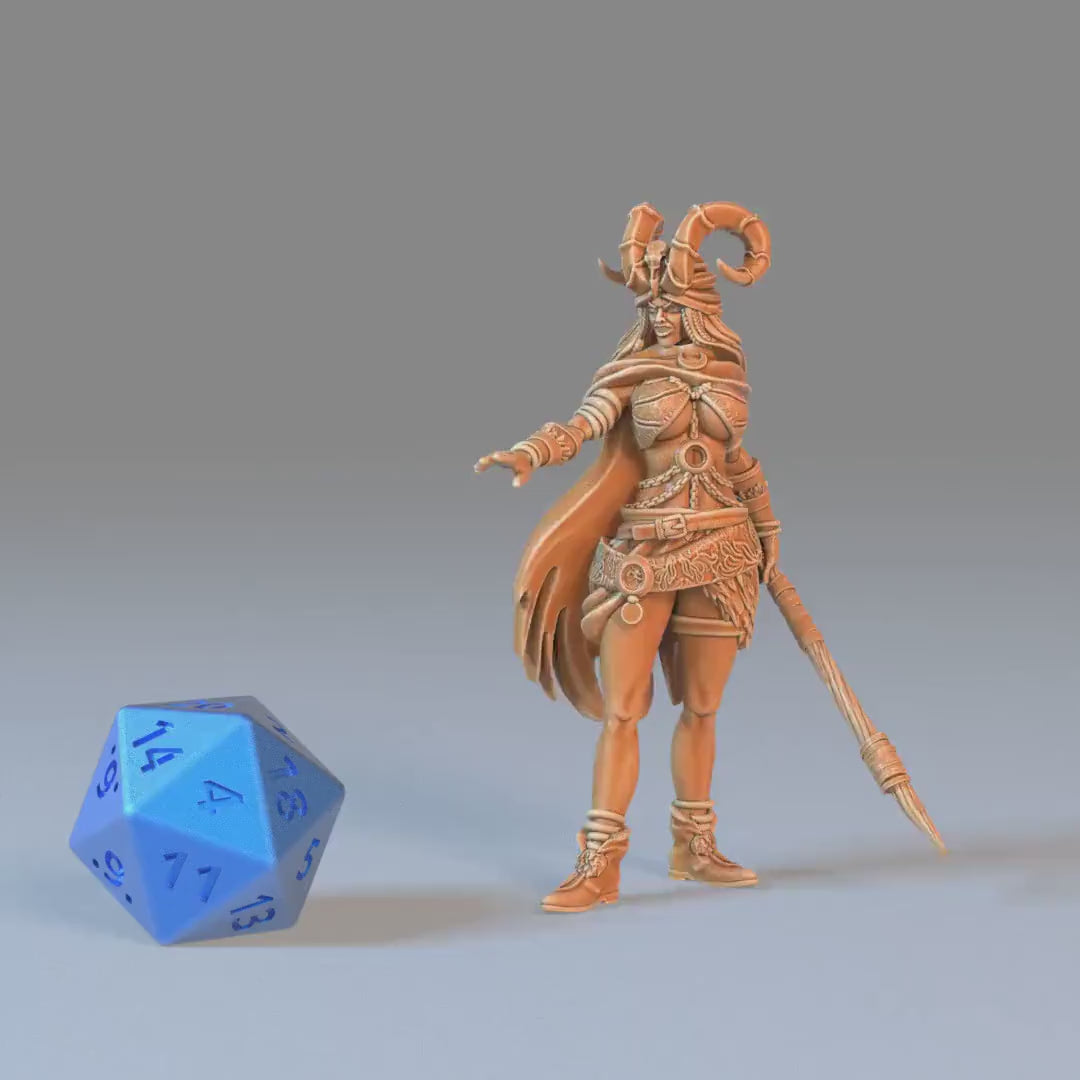 Druid Female Player Character Set of 3 DND Miniatures | Sunrise Tavern | 28mm & 32mm Resin DND miniature video