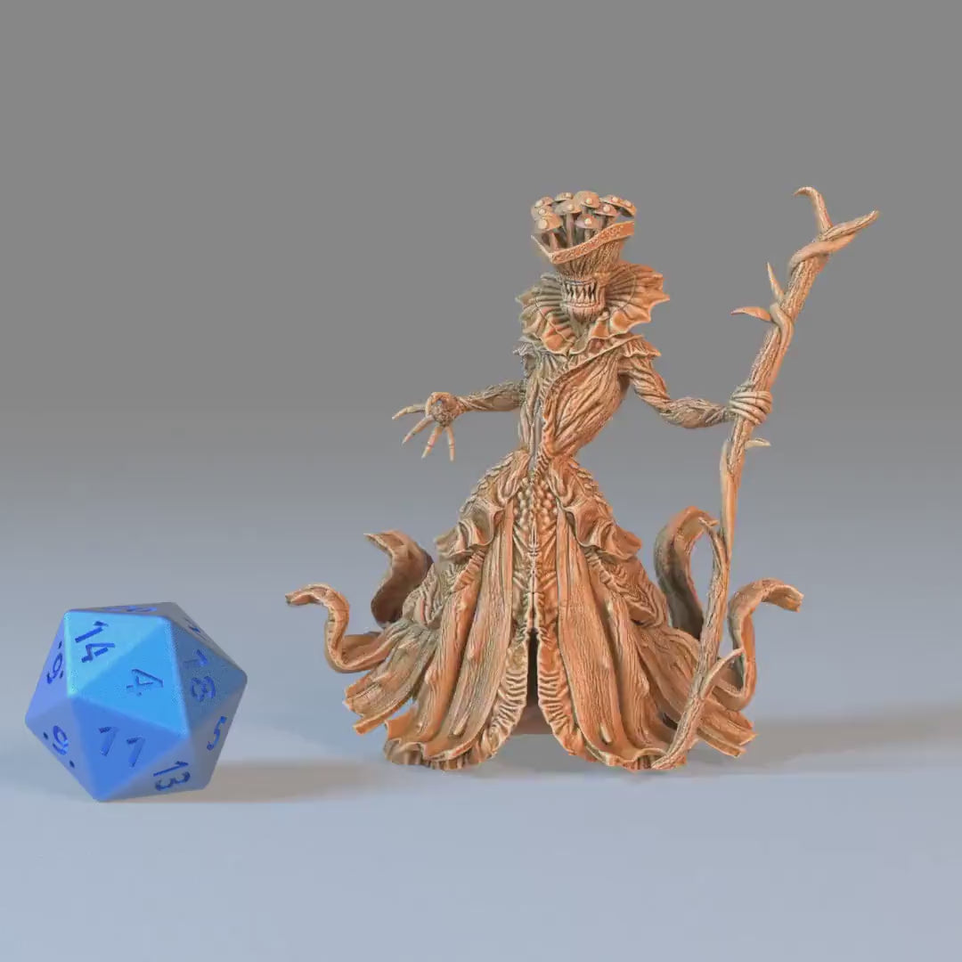 Fungus Queen Set of 3 DND Miniatures | Eternal Fungi | 28mm & 32mm Resin DND miniature video