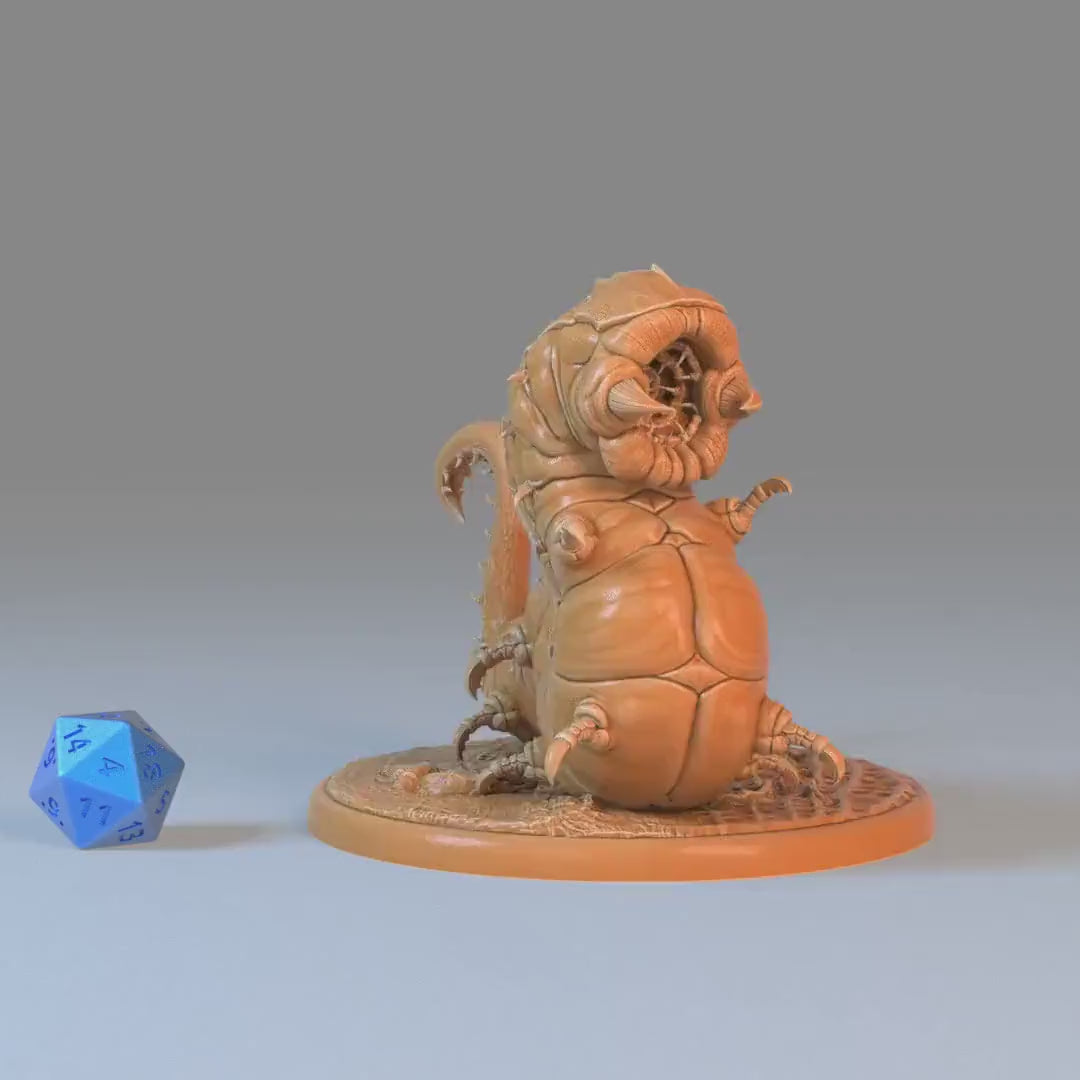 Carrion Worm Set of 3 DND Miniatures | Eternal Fungi | 28mm & 32mm Resin DND miniature video