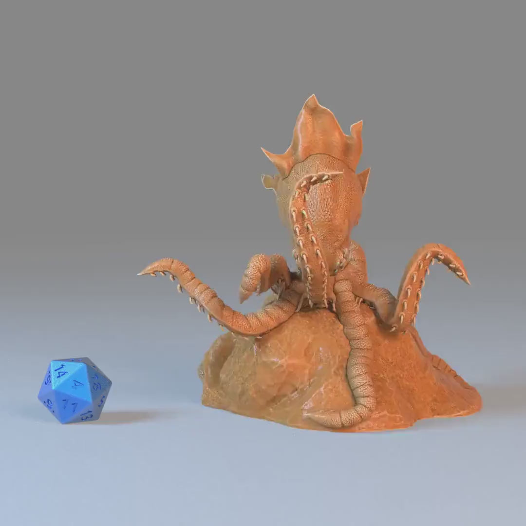 Killer Octopus Set of 3 DND Miniatures | Aquatic Journey | 28mm & 32mm Resin DND miniature video