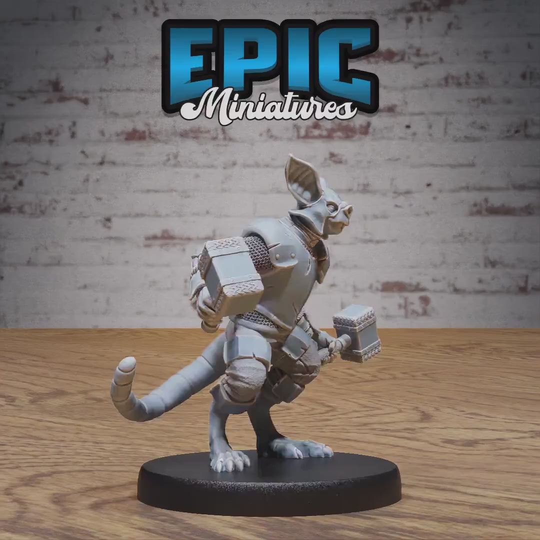 Bat Folk Set of 4 DND Miniatures | Transylvania Adventure | 28mm & 32mm Resin DND miniature video