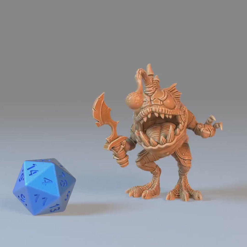 Anglerfish Folk Set of 3 DND Miniatures | Aquatic Journey | 28mm & 32mm Resin DND miniature video
