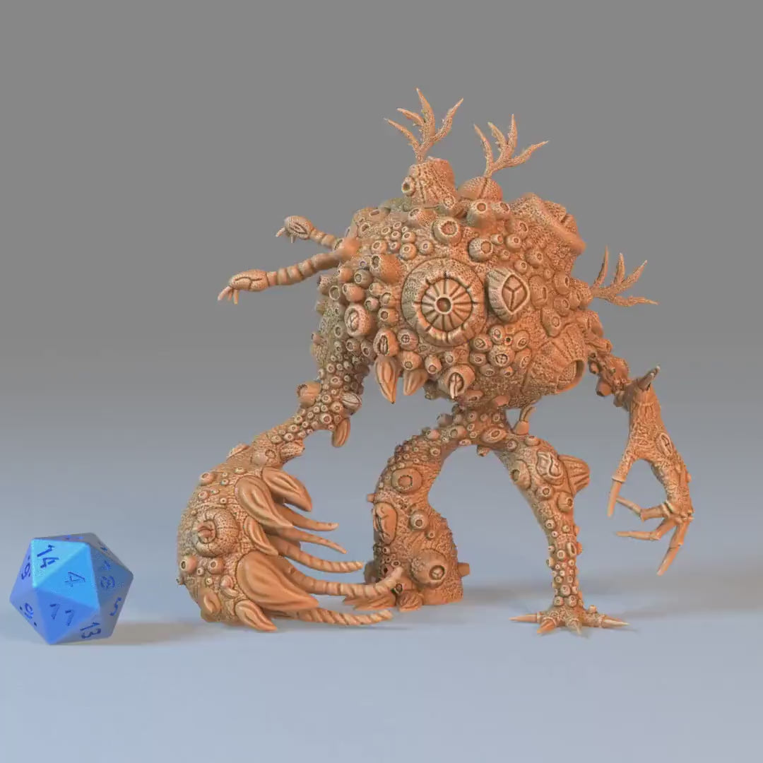 Fungus Golem Set of 5 DND Miniatures | Eternal Fungi | 28mm & 32mm Resin DND miniature video