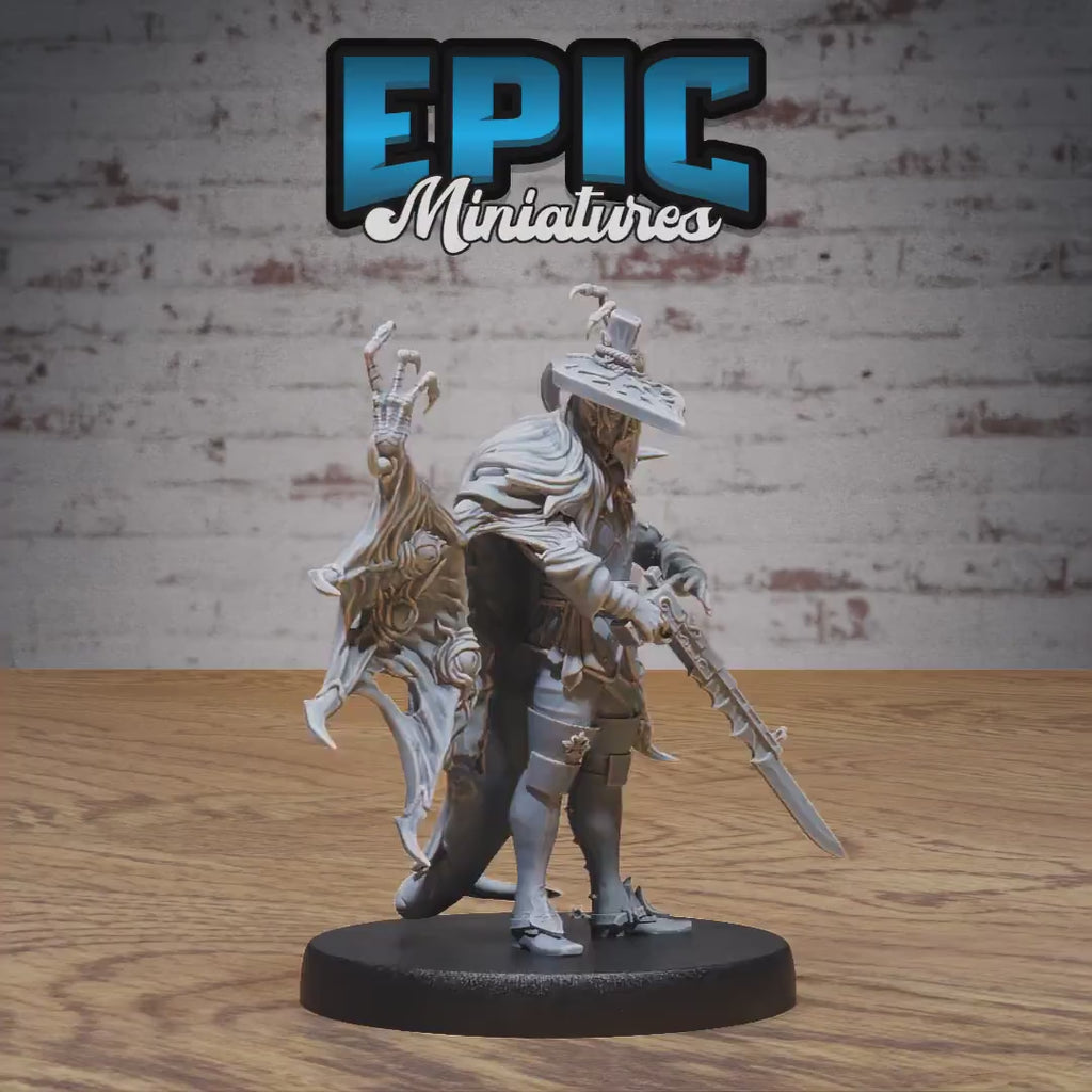 Vampire Hunter Set of 3 DND Miniatures | Transylvania Adventure | 28mm & 32mm Resin DND miniature video