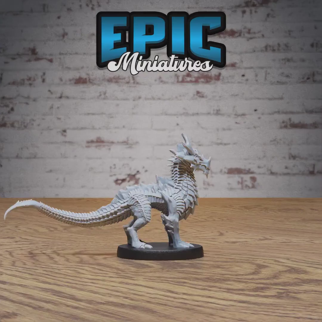 Obsidian Guard Drake Set of 2 DND Miniatures | Transylvania Adventure | 28mm & 32mm Resin DND miniature video